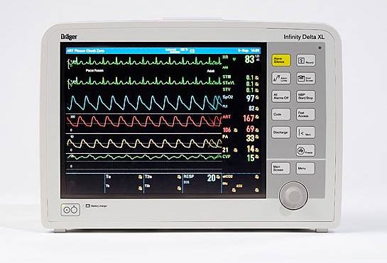 Monitor de signos vitales para máquina de anestesia