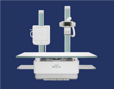 Sala de rayos X con sistema DR/CR distribuida por Arbiomed.